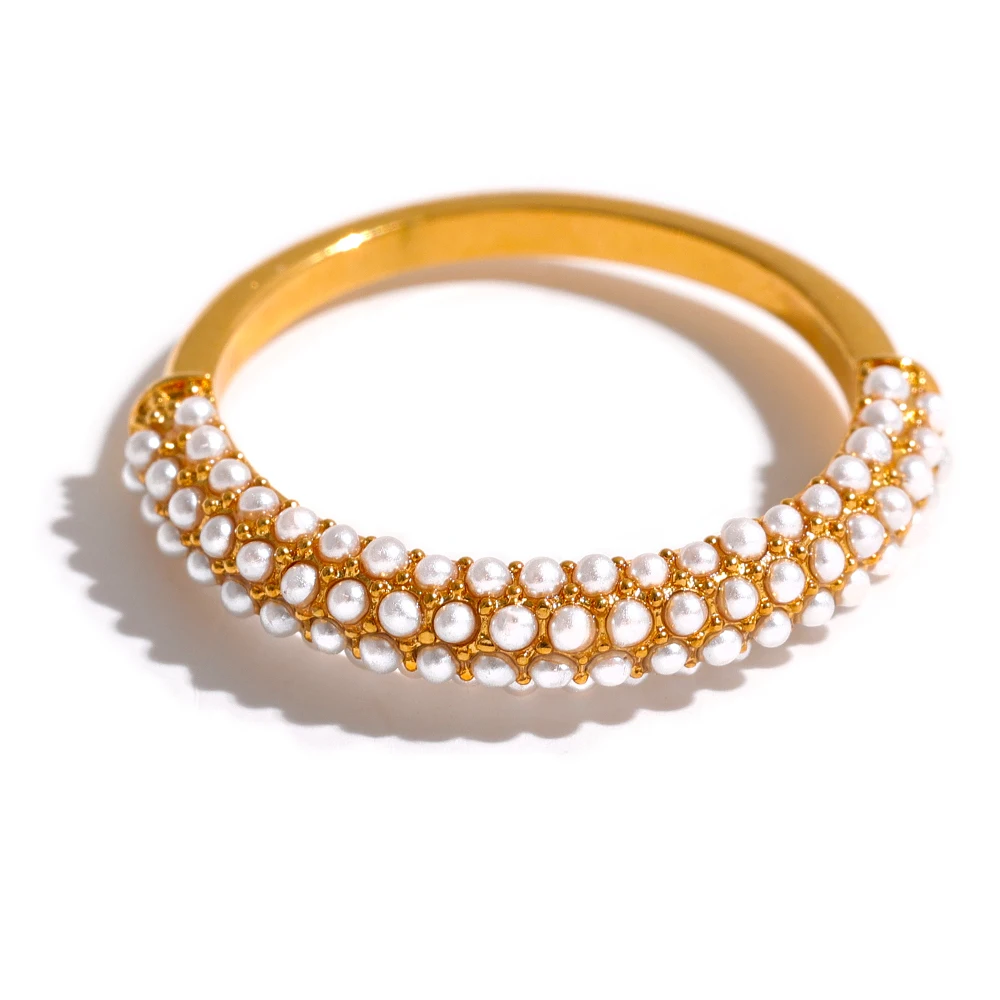 Bague Perle Moderne Ornee Fantaisie