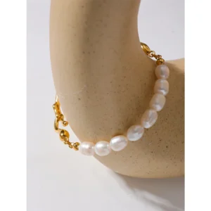 Bracelet or et perle