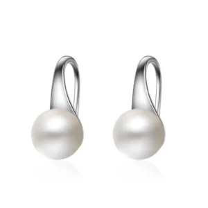 Boucles d'oreilles perles d'eau douce en argent