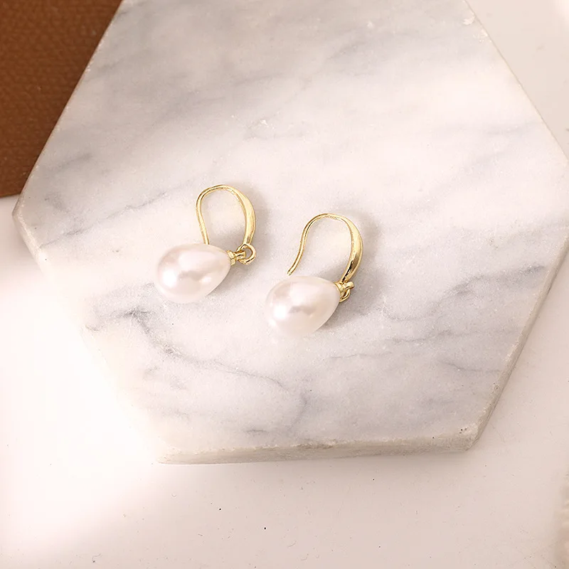 Boucles d'oreilles perles pendantes gouttes