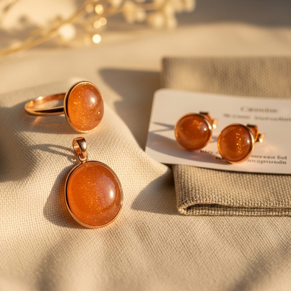 Découvrez l’aventurine orange : une pierre chaleureuse et lumineuse, symbole d’optimisme et de raffinement. Signification, entretien et conseils pour des bijoux élégants. Parcourez notre sélection et laissez cette couleur unique sublimer votre style avec douceur.