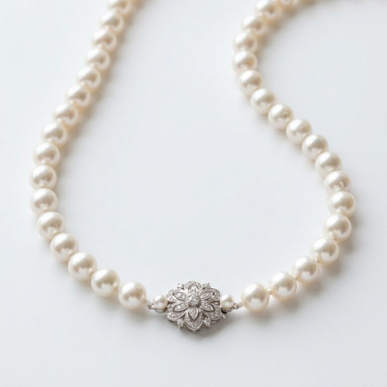 Collier perle - photographie produit