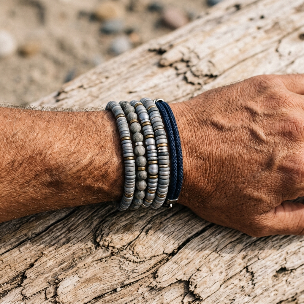 Comment porter un bracelet perle homme sans être féminin - illustration