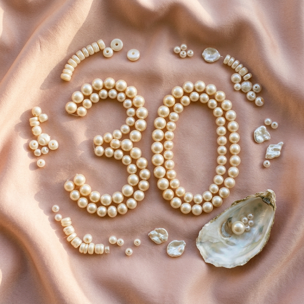 30 ans de mariage : pourquoi on parle de noces de perles - illustration