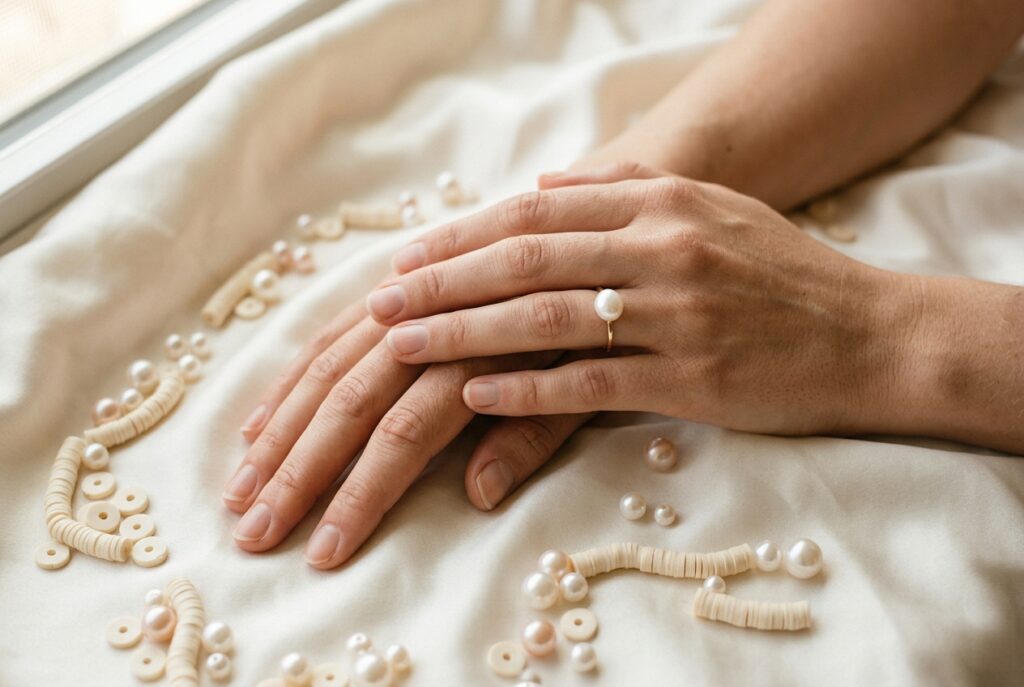 A quel doigt porter une bague perle