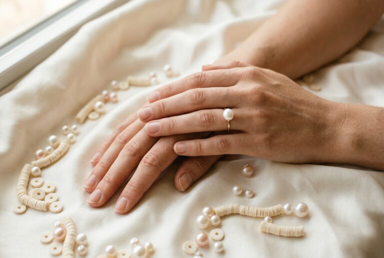A quel doigt porter une bague perle