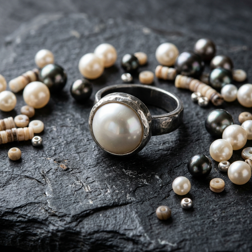 Bague perle homme : rare mais audacieux - illustration