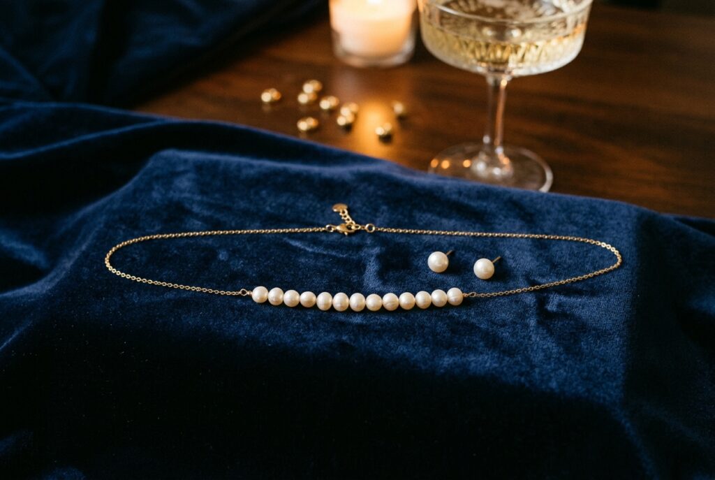 Bijoux perles et soirée : briller sans en faire trop - illustration