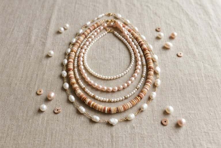 Comment superposer plusieurs colliers de perles
