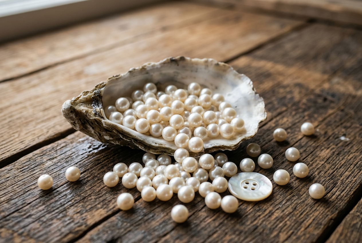 Histoire de la perle de culture : invention mikimoto - illustration